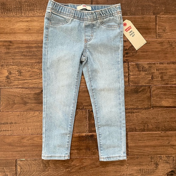 LEVIS Rainbow Raglan Top & Skinny Jeans Set - Picture 3 of 5